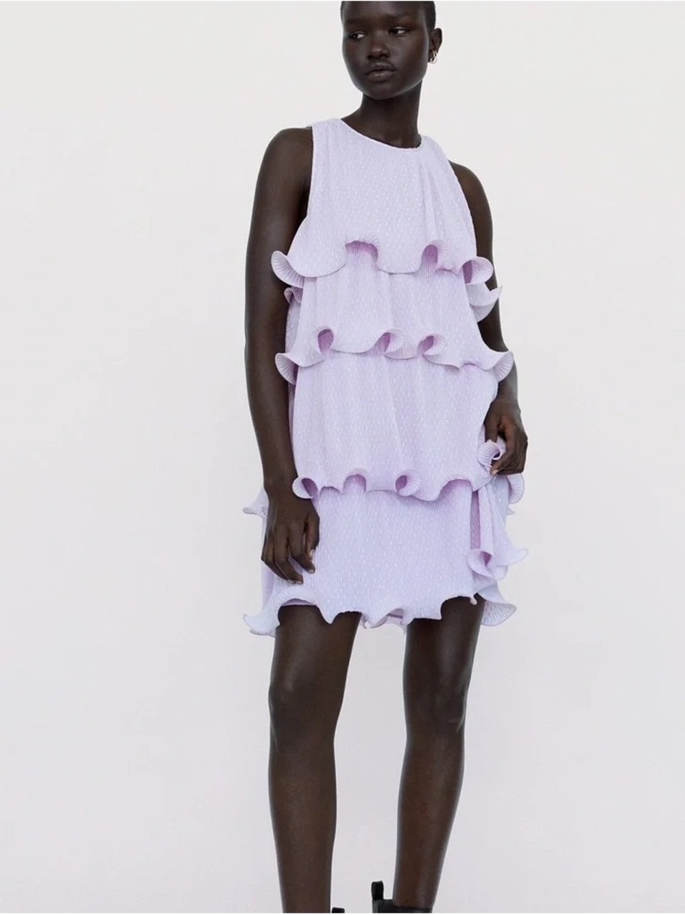 Zara Tier Ruffle Dress